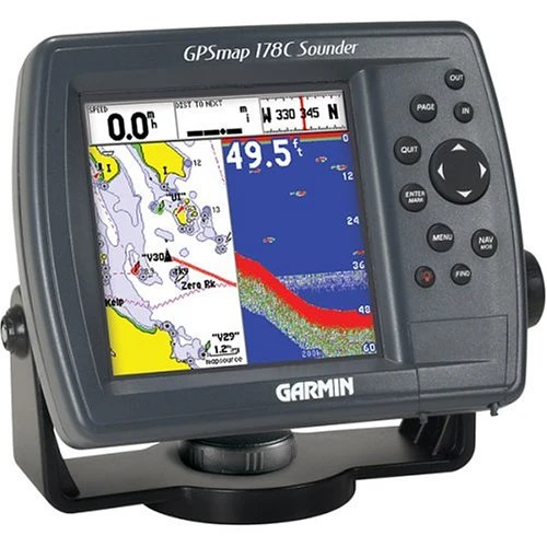 Garmin GPSmap 178C Sounder GPS Navigaton Unit (Single-Frequency Transducer) ürün görseli 1