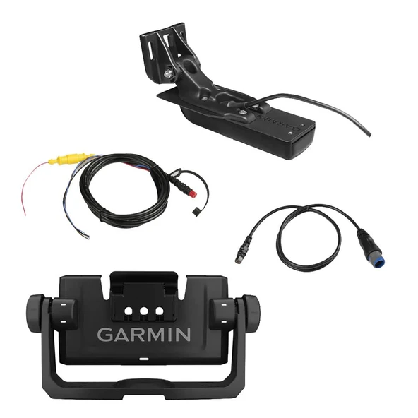 Garmin 020-00200-22 ECHOMAP UHD 7Xsv Boat Kit with GT56UHD-TM Transducer, Power Cable and Cradle - 7", SideVu, ClearVu ve Geleneksel Chirp ürün görseli 1