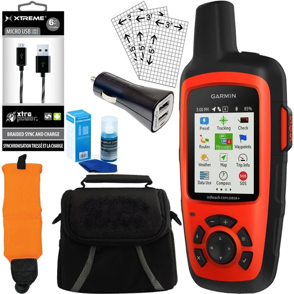 Garmin inReach Explorer+ Uydu İletişim veya w /GPS Accessory Kit ürün görseli 1