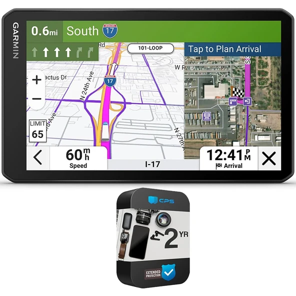 Garmin 010-02924-00 dezl OTR720 7 inç GPS Truck Navigator, Pri Truck Routing, Uydu Imagery | Resmi ABD Ortak Modeli | Sche with 2 YR CPS Advancedd Protection Pack ürün görseli 1