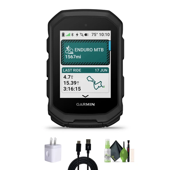 Garmin Edge MTB, Preloaded ile GPS Bisiklet Bilgisayarı, Full-Renk Yolu Haritaları ve Gelişmiş Performansı için Dağ Bisikletçileri için Hazırlandı ürün görseli 1