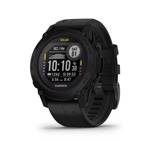 Garmin DescentTM G1 Solar, Dive Computer with Solar Şarj Cap tasks, Multi Dive Modes, Activity Track, Black Dive Modes, Activity Track, Black ürün görseli 1