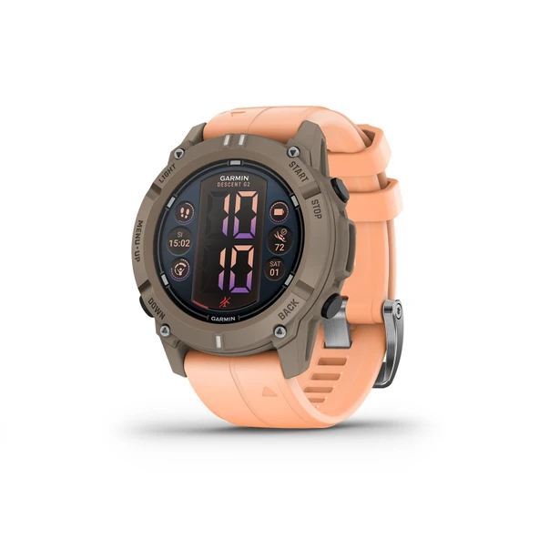 Garmin Descent G2 45mm - 1,2" AMOLED renkli ekrana sahip akıllı dalış bilgisayarı, 10 güne kadar pil ömrü, çeşitli dalış modları, dalış hazırlığı, çoklu GNSS, 100'den fazla spor uygulaması ürün görseli 1