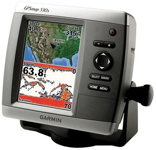 GARMIN 010-00613-00 GPSmap 530S Marine GPS Dual Beam Transducer ile Alıcı ürün görseli 1