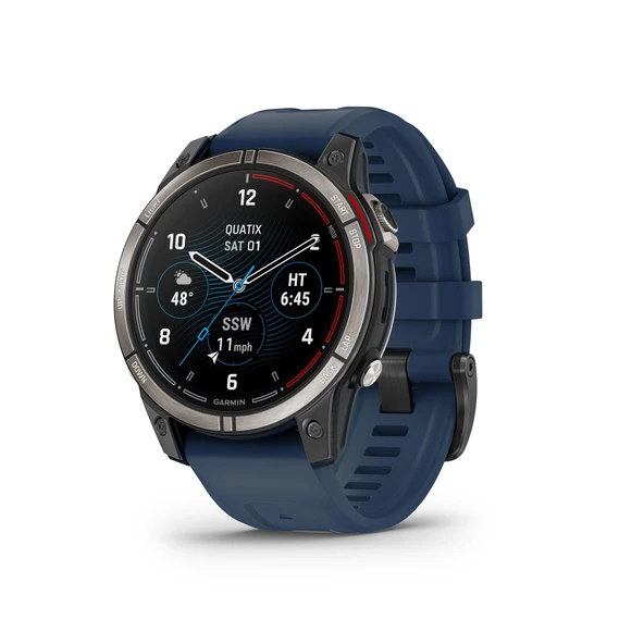 Garmin quatix® 7 Pro Premium GPS Marine Smartwatch with AMOLED Display, LED Flashlight, Yelkening and Watersport Activities, Fish Tahminleri ve Trolling Motor Control ürün görseli 1