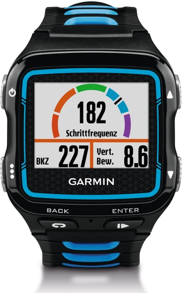 Yüzme, Bisiklete binme, Koşu Verimliliğine Sahip Mavi/Siyah Garmin Forerunner 920XT Çoklu Spor GPS Saati, 010-01174-10 ürün görseli 1