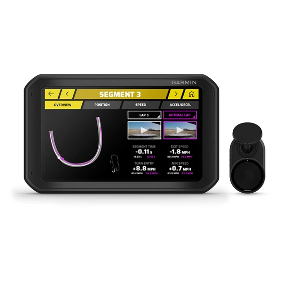 Garmin Catalyst, Araba Performansı Gerçek zamanlı Coaching ve Immediate Track Session Analysis, for Motorsports and High Performance Drive (010-02345-00) Black, 6.95 inç ürün görseli 1