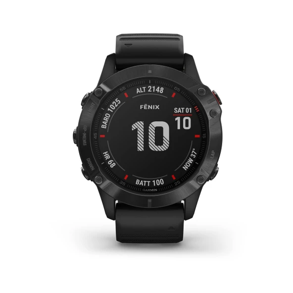 Garmin [yenilenmiş Fenix ​​​​6X PRO - Bilekten kalp atış hızı ölçümü, uzun pil ömrü, geniş ekran, su geçirmez  GPS çoklu spor akıllı saati ürün görseli 1