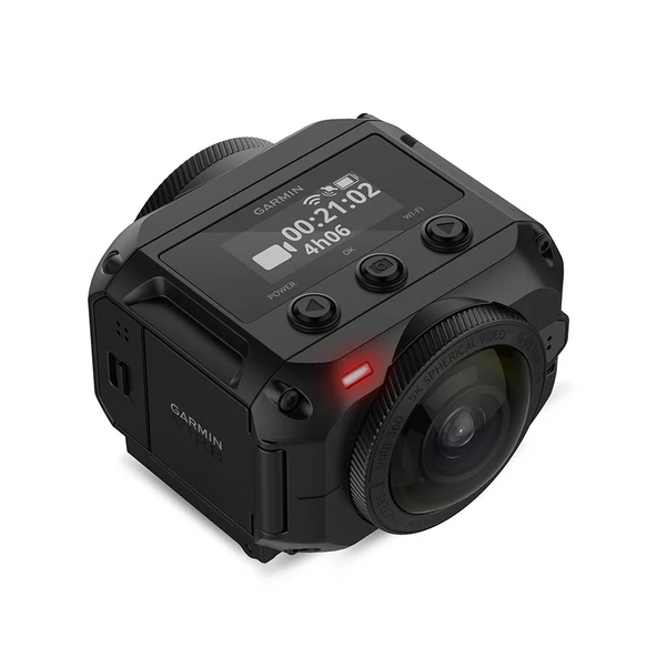 Garmin VIRB 360 360 derece kamera - 360 derece ses ve fotoğraf kaydı, 4K/30 fps'ye kadar 3 modlu küresel görüntü sabitleme,  su geçirmez ürün görseli 1