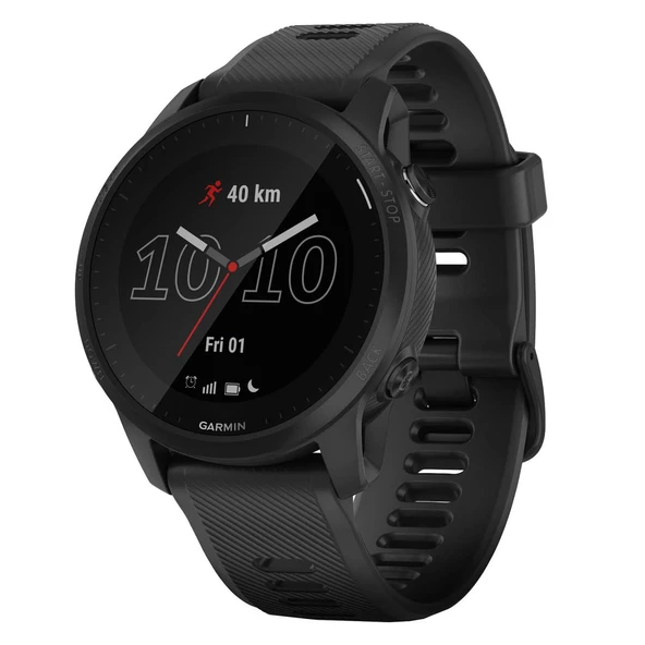 Garmin FORERUNNER 945 LTE koşu saati siyah ürün görseli 1