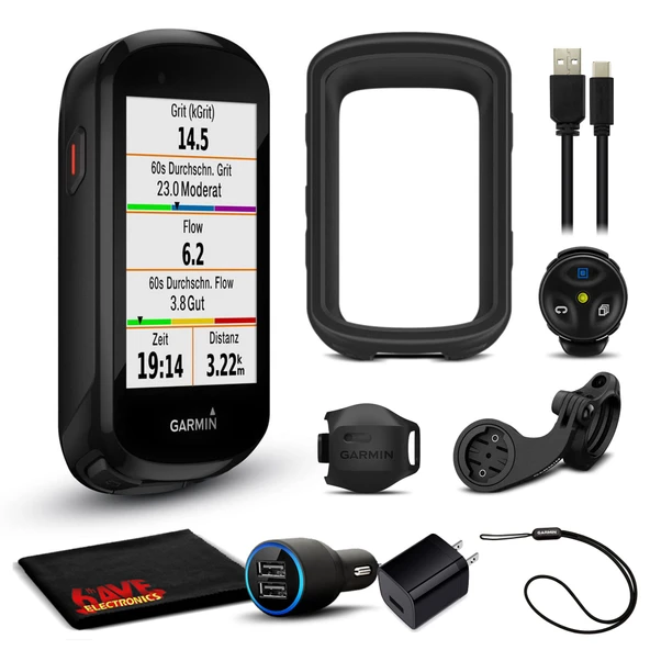 Garmin Edge 830 Dağ Bisikleti Ekstra Şarj Ekipmanları ve 6Ave Temizlik Kumaşı ürün görseli 1