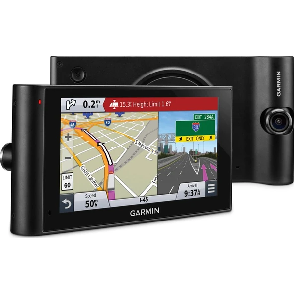 Garmin dezlCam LMTHD 6in Truck Navigator w/ Dash Cam artı Lifetime Map Updates (010-N1457-00) - ürün görseli 1