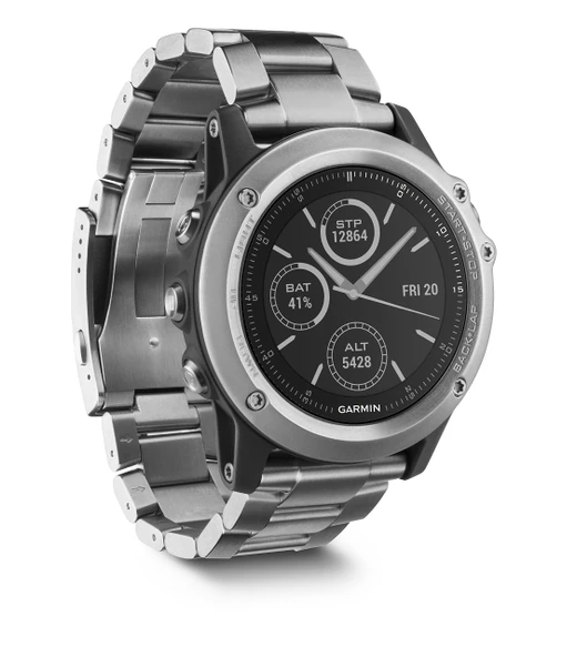 Garmin 010-01338-83 Fenix 3 Sapphire - Titanyum - TWN El GPS ürün görseli 1
