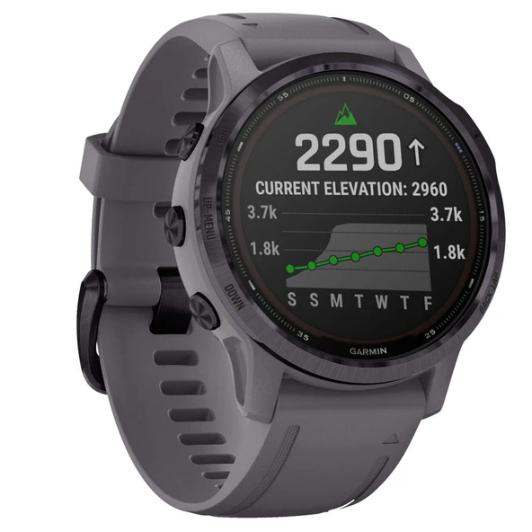 Garmin Smartwatch Fenix ​​​​6S Pro Solar koyu gri (229) p ürün görseli 1