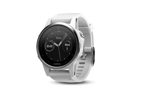 Garmin 010-01685-31 1.1" Fenix 5S - White with Carrara White Band (TWN) ürün görseli 1