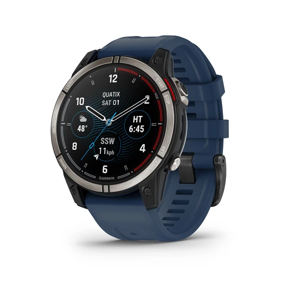 Garmin quatix® 7 Sapphire Edition with AMOLED Display, Marine GPS Smartwatch, Tide Changes and Anchor Drag Alerts, Waypoint Marking ürün görseli 1