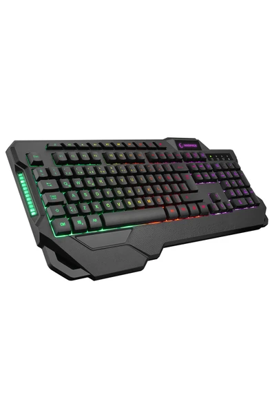 Rampage Kb-r46 Carisma Usb Rainbow Aydınlatmalı Q Gaming Oyuncu Klavye ürün görseli 1
