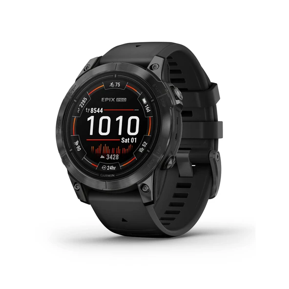 Garmin epix Pro (Gen 2), 47mm, High Performance Smartwatch, Advanced Education Technology, built-in Flashlight, Black ürün görseli 1