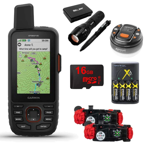 Garmin GPSMAP 66i GPS El ve Uydu İletişimci Yaşam Kit (010-02088-01) ürün görseli 1