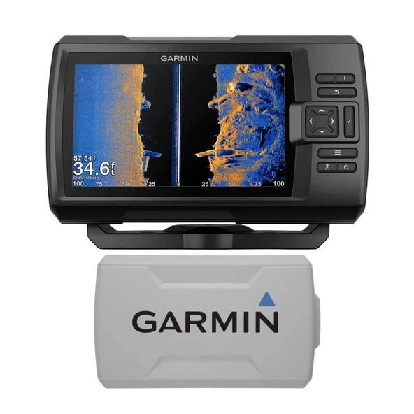 Garmin Striker Vivid 7sv 7inch Color Fishfinder ve GT52HW-TM Transducer Sche ile Koruyucu Kapak (2 Madde) ürün görseli 1