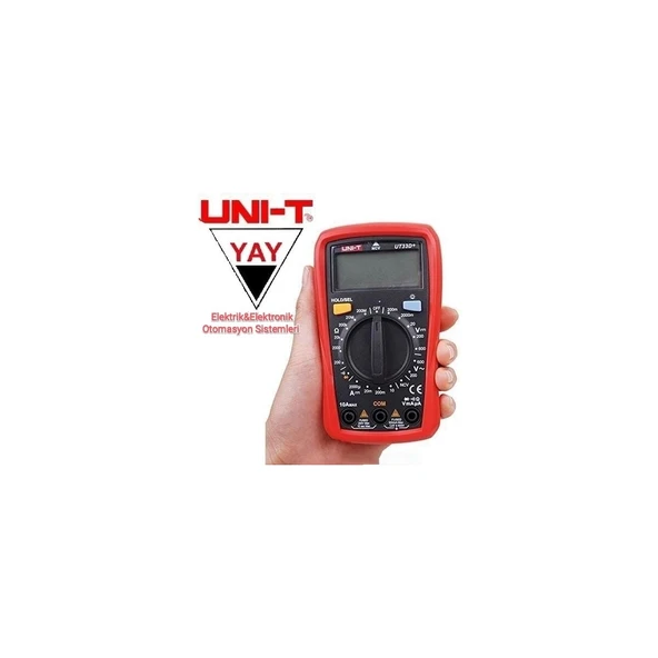 UT33D+ 600V 10A Dijital Multimetre - Resim 2