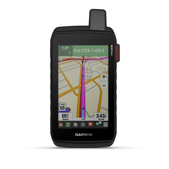 Garmin Montana® 710i, Rugged GPS El Navigator with built-in inReach® Technology for SOS and 2way Texts in Remote Areas, 5" Touchscreen, Uydu Imagery and Maps for Routing on Roads or Trails ürün görseli 1