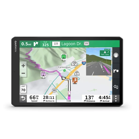 Garmin RV 1090, 10" RV Navigator, Edge-to-Edge Ekran, RV/Trailerinizin Boyut ve Ağırlık için Özel Routing ürün görseli 1