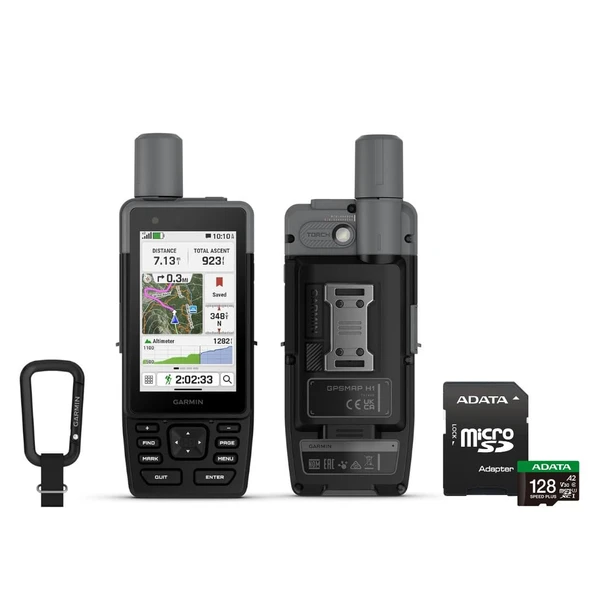 Garmin GPSMAP H1 Premiumsell GPS Navigator Sche with 128GB MicroSD Card (2-Item) ürün görseli 1