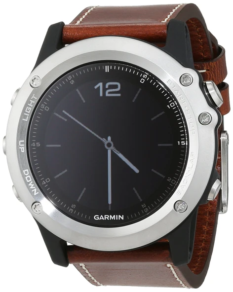 Garmin 010-01338-62 Garmin Fenix 3 Sapphire/Leather - Avrupa-Australia-Yeni Zelanda Version ürün görseli 1