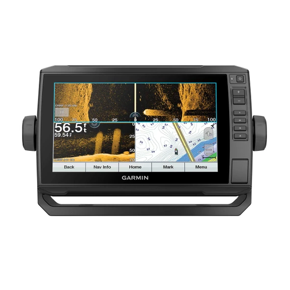 Garmin ECHOMAP UHD 93sv: 9" Keyed-Assist Touchscreen Chartplotter with U.S. LakeVü g3 and GT54UHD-TM Transducer for Scanning Sonar ürün görseli 1