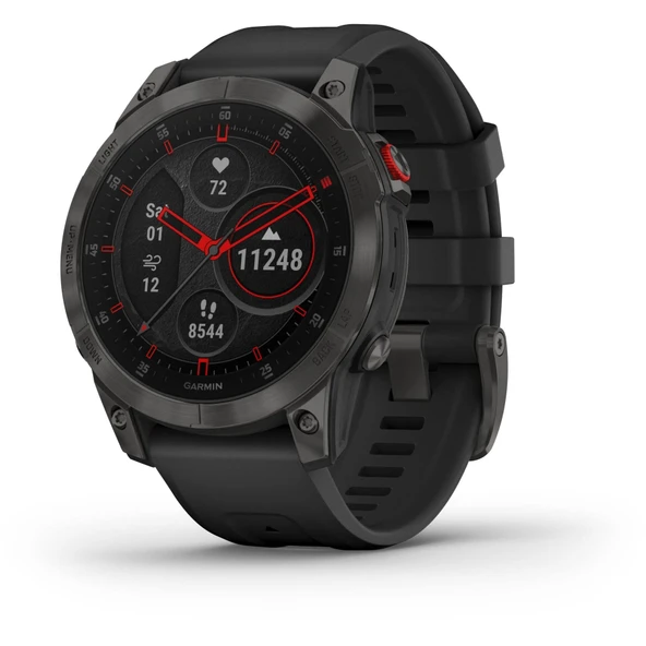Garmin epix Sapphire - Siyah Titanyum ürün görseli 1
