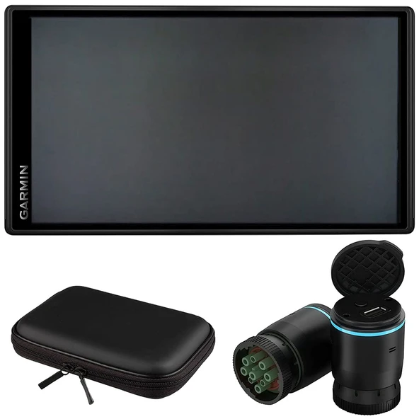 Garmin 010-02603-00 Dezl OTR500 5.5 inç GPS Truck Navigator Sche with Garmin eLog Compliant ELD 010-01876-00 ve 8 inç Hard EVA Duş ile Vaka ürün görseli 1