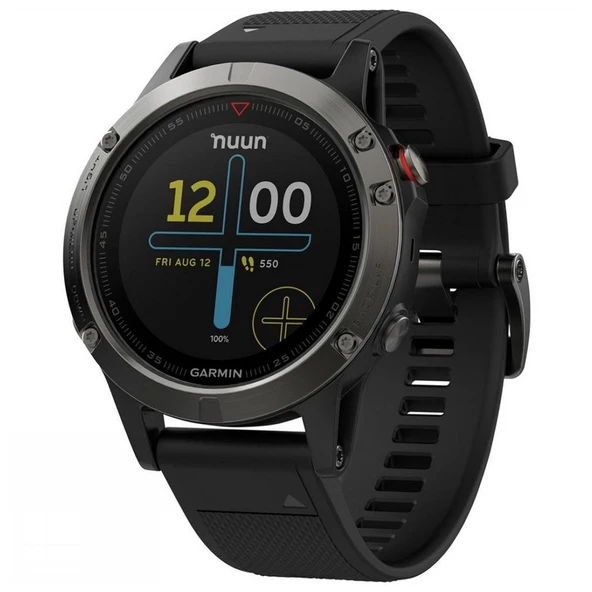 Garmin Fenix 5 Sapphire - Black Band ürün görseli 1