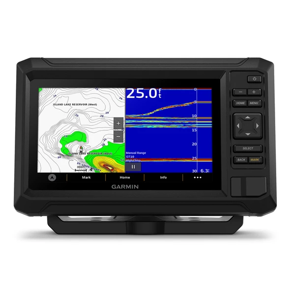 Garmin ECHOMAP UHD2 73sv Buz Balıkları Paket Garmin Navionics+ ABD Inland ürün görseli 1