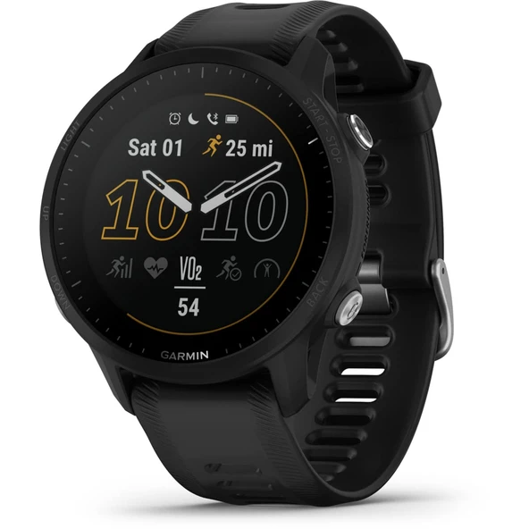 Garmin Forerunner 955 Solar GPS Akıllı Saat siyah ürün görseli 1