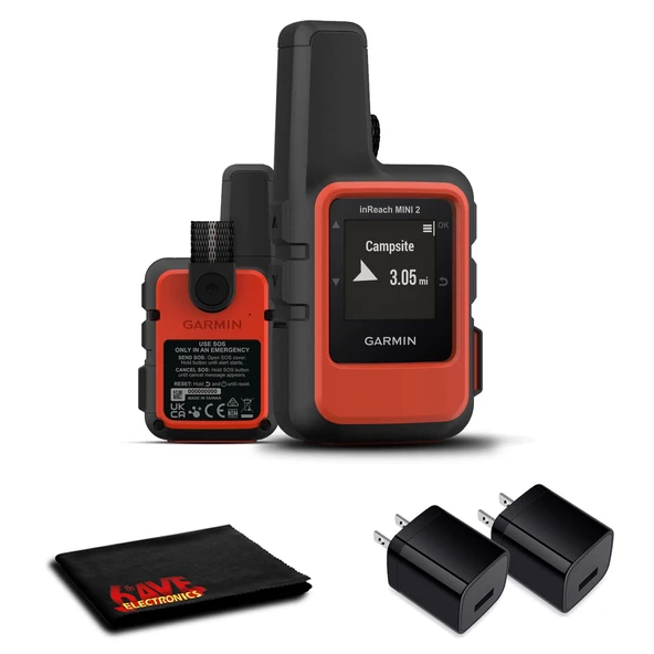 Garmin inReach Mini 2 Uydu İletişimci (Flame Red) Power Simulators ile ürün görseli 1