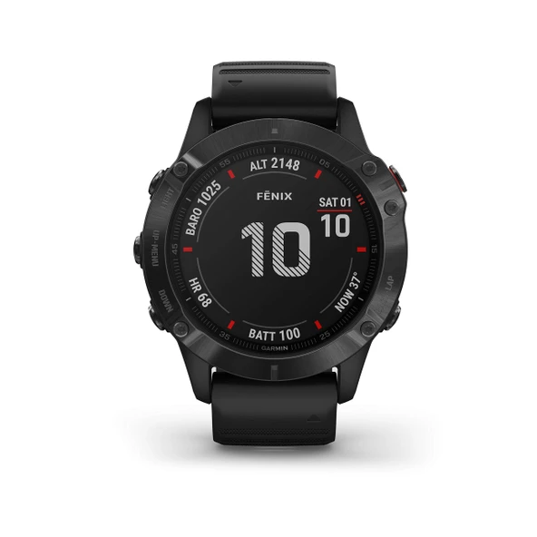 Garmin [yenilenmiş Fenix ​​​​6 PRO - Bilekten kalp atış hızı ölçümü, uzun pil ömrü, su geçirmez, temassız ödeme, müzik çalar ile GPS çoklu spor akıllı saat ürün görseli 1