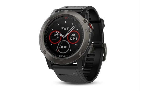 Garmin altı 5X Sapphire GPS Watch - Slate Gray Black Band ürün görseli 1