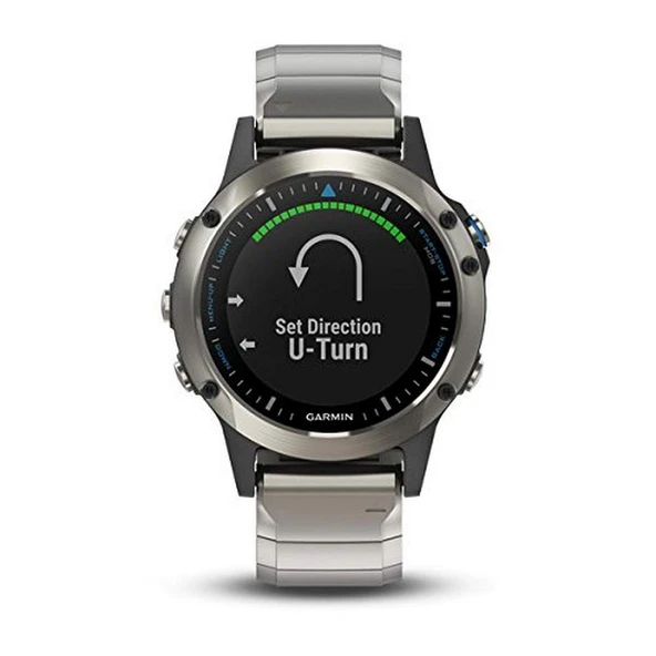 Garmin quatix 5 Sapphire, Multisport Marine Smartwatch, Kapsamlı Boat Connectivity, Metal Band ile Paslanmaz Çelik ürün görseli 1
