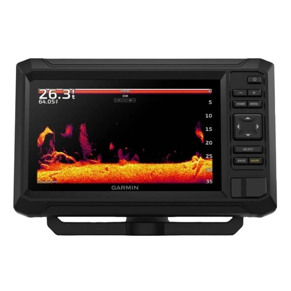 Garmin ECHOMAP UHD2 73CV Chartplotter/Fishfinder with US Inland Maps and GT20-TM [010-02594-51] ürün görseli 1