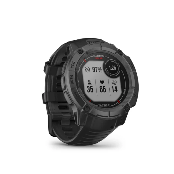 Garmin Instinct 2X Solar Taktik - Akıllı saat modunda sonsuz pil ömrü, 40'tan fazla spor uygulaması, akıllı bildirimler, ödeme, egzersiz durumu, fitness yaşı, uyku analizi GPS akıllı saat ürün görseli 1