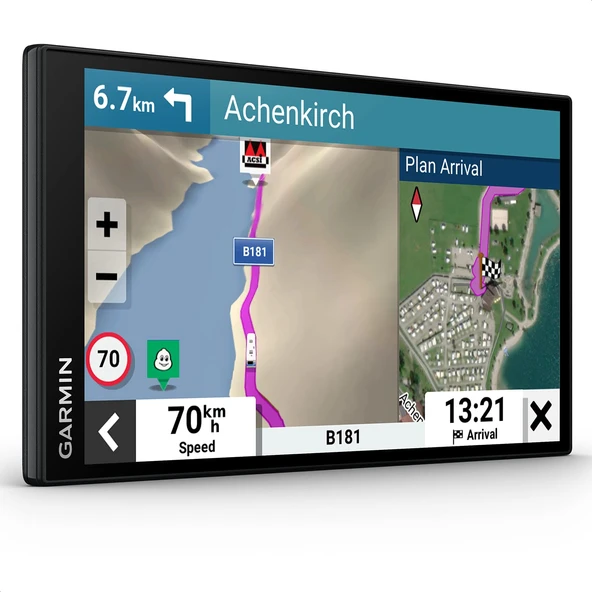 Garmin Camper 795 EU - karavanlar ve karavanlar için 7" (17,8 cm) ekrana sahip navigasyon cihazı, yüklenmiş 3D haritalar, gerçek zamanlı trafik bilgileri, kamp alanı veritabanı ürün görseli 1