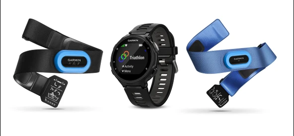 Garmin 010-01614-11 Forerunner 735XT - EU, Tri Sche, Black / Red / Red ürün görseli 1
