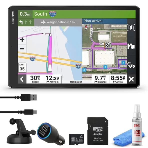 Garmin Dezl OTR710 GPS Truck Navigator 7" Ekran-Müşteri Kamyon Routing, High-Resolution Birdseye Uydu Imagery, Commercial GPS Navigation for Semi Trucker Sürücüleri için grafik ürün görseli 1