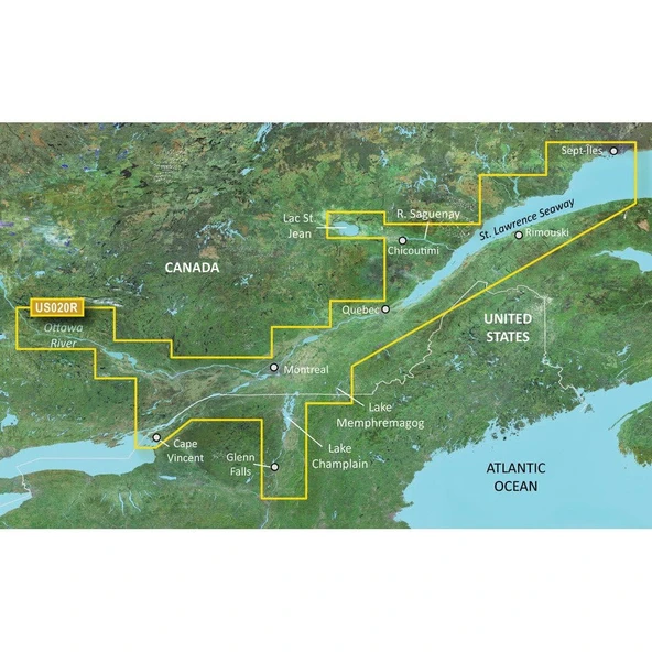 Garmin VUS020R - St. Lawrence Seaway - SD Card ürün görseli 1