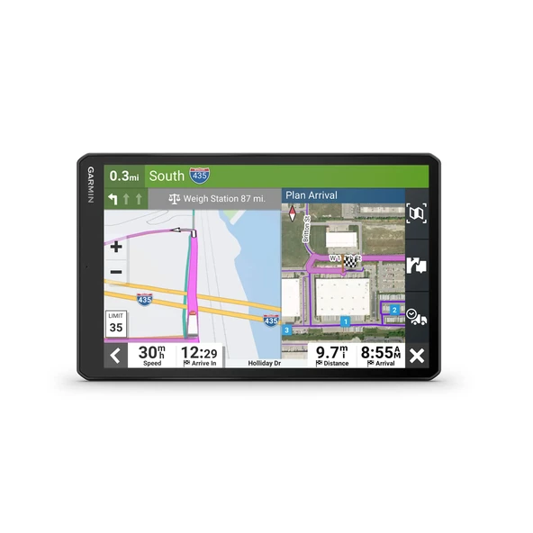 Garmin dhinozl OTR1010, Ekstra-Large, Easy-to-Read 10" GPS Truck Navigator, Pri Routing, High-Resolution Birdseye Uydu Imagery, Truck & Trailer Services ürün görseli 1