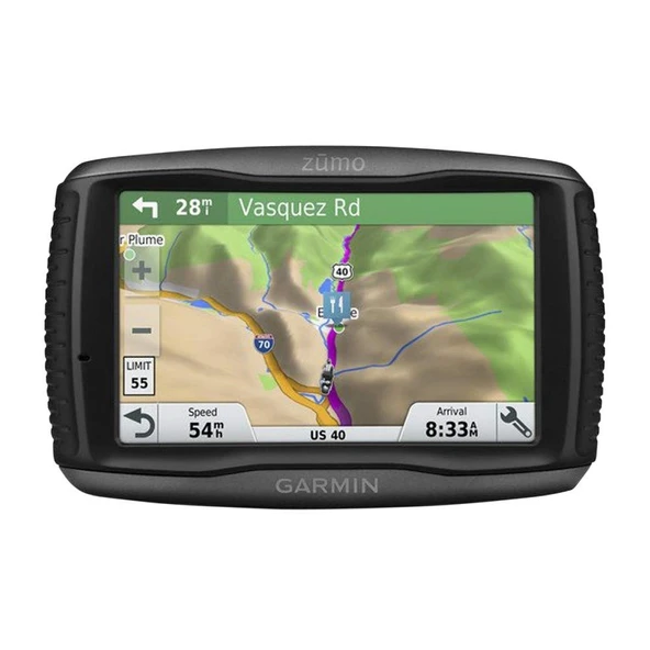 'GARMIN zūmo 595lm Seyahat sert 5 LCD dokunmatik ekran 374,5 G siyah - tarayıcı (SSD, pil/pil, -ion (LiIon), sert, USB, LCD) ürün görseli 1