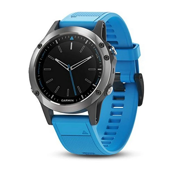 Garmin quatix 5, Multisport Marine Smartwatch, Kapsamlı Boat Connectivity, Blue Band ile Paslanmaz Çelik ürün görseli 1