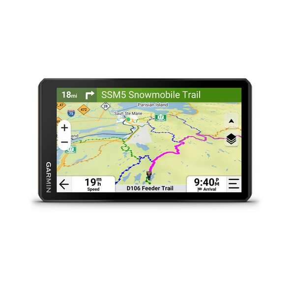 Garmin Tread® 2, Powersport Navigator, 6" Glove-Friendly Display, Extreme Air için inşa edilmiş, Preloaded Mapping, Snowmobil Trails for U.S. and Canada Canada ürün görseli 1