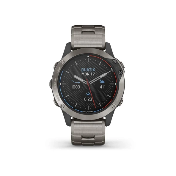 Garmin quatix 6 Multisport Marine Smartwatch, Kapsamlı Boat Connectivity (010-02158-94) ürün görseli 1